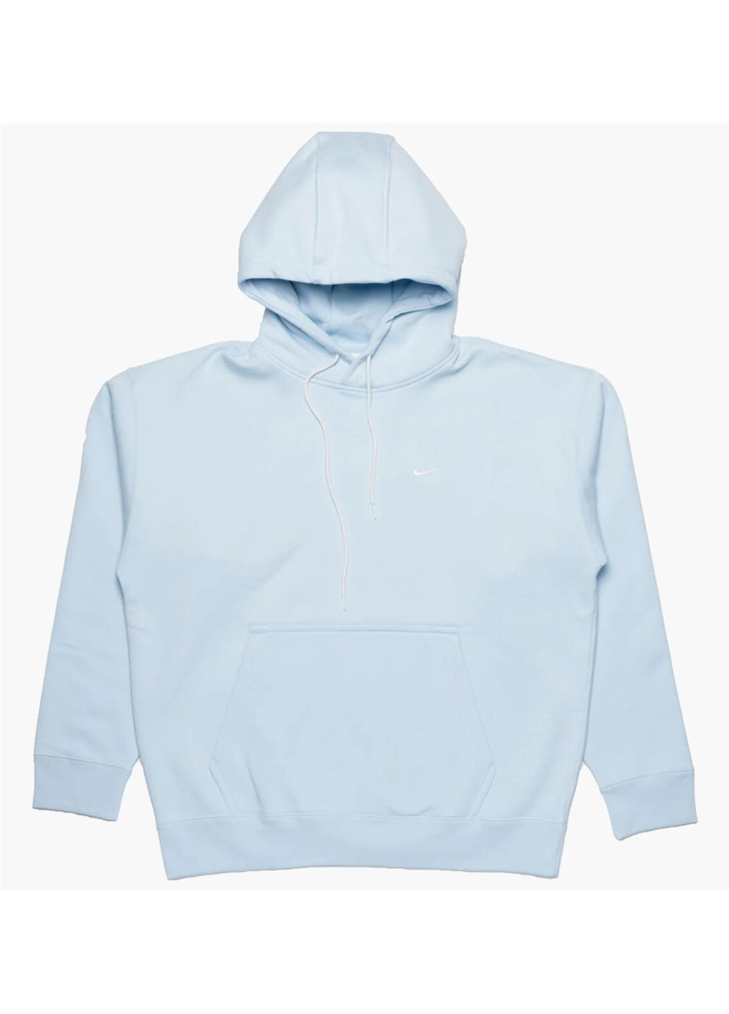 Худые мужские Solo Swoosh Fleece Hoodie Light Blue Nike (365962341)
