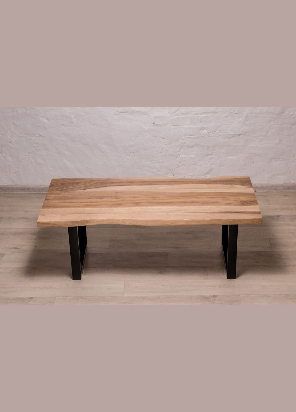 Кофейный стол с живыми краями L Журнальный столик с древесины ореха EcoWalnut (294613518)