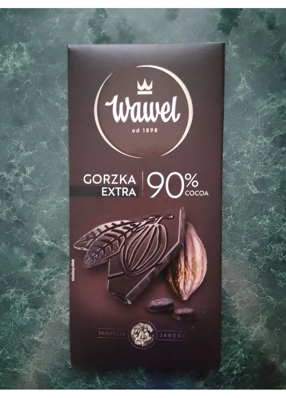 Шоколад чорний гіркий 90 грам 90% какао No Brand (356671452)
