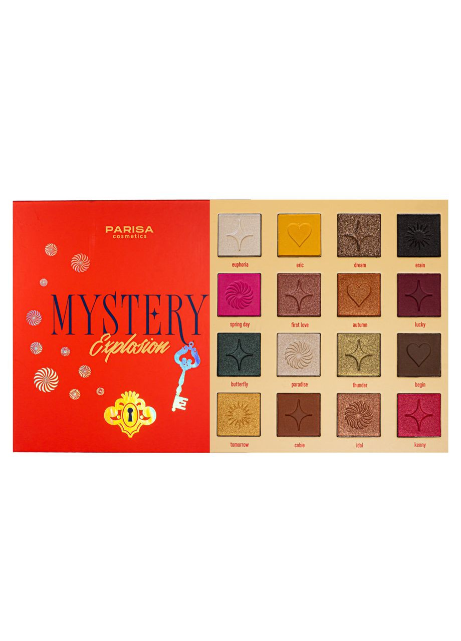 Тіні для повік на 16 кольорів Mystery E-716 № Parisa Cosmetics (362028160)