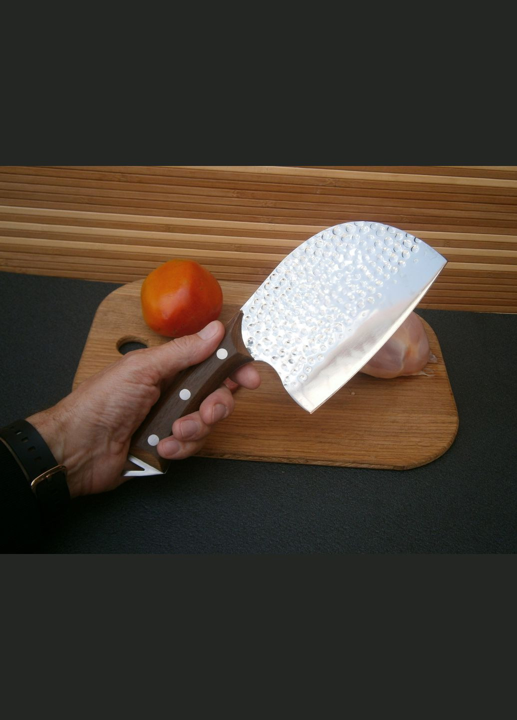 Нож топор поварский Sonmelony Chef SD-8 фултанг 28 см No Brand (302391856)