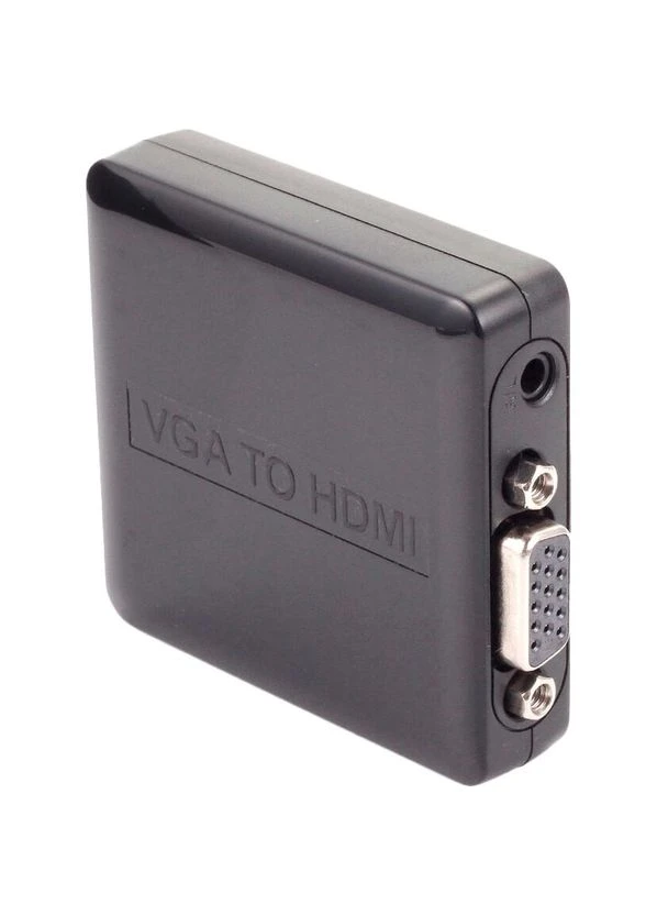 Конвертер HDMI - VGA + R/L (HDCVGA02-M) Black (CA911493) PowerPlant (323117464)