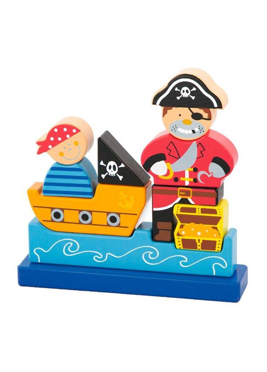 Магнітний пазл Пірат (50077) Viga Toys (331298352)
