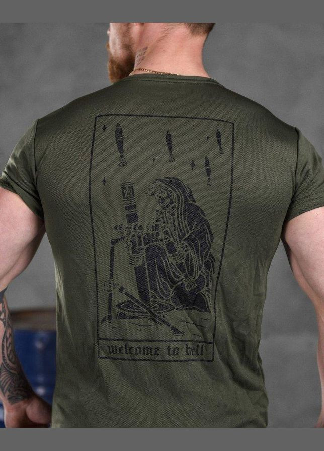 Тактическая потоотводящая футболка Odin oliva nikos M No Brand (290704181)