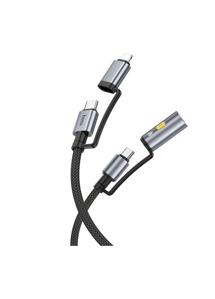 Зарядный кабель Type-C/Lightning to Type-C/Sigarette Lighter U138 Hoco (369727043)