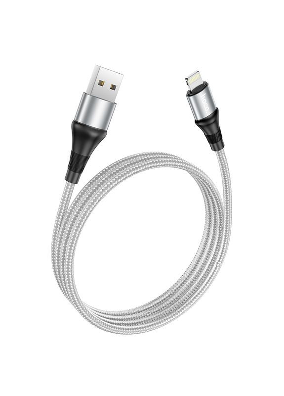 Кабель USB X50 Excellent Lightning Цвет Серый Hoco (337995134)