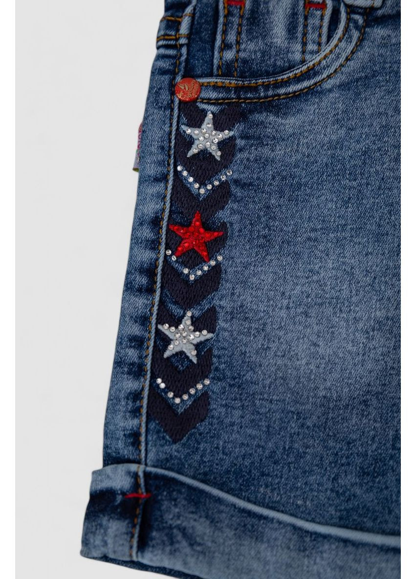 Джинсовые шорты для девочки, 247R1208 Ager (362220032)