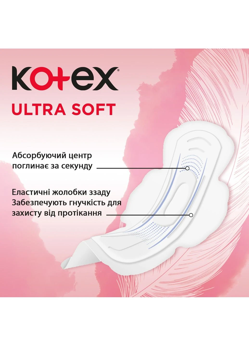 Прокладки Ultra Soft Normal 10 шт Kotex (389580524)