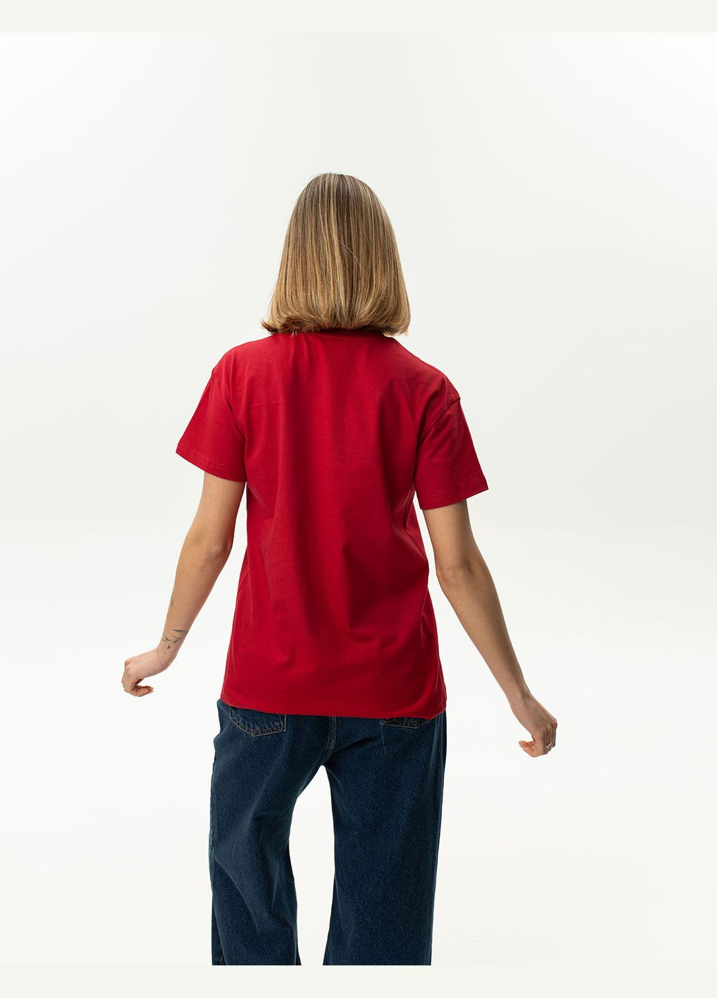 Белая Женская футболка котон (0011400BELL) Casual Trend №114 - (358935198)