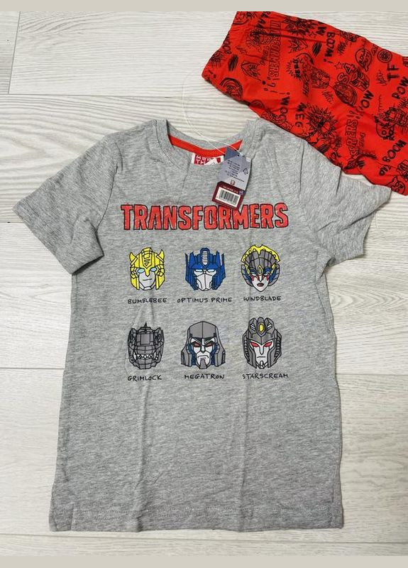 Комбинированная всесезон пижама(футболка+шорты) футболка + шорты Transformers