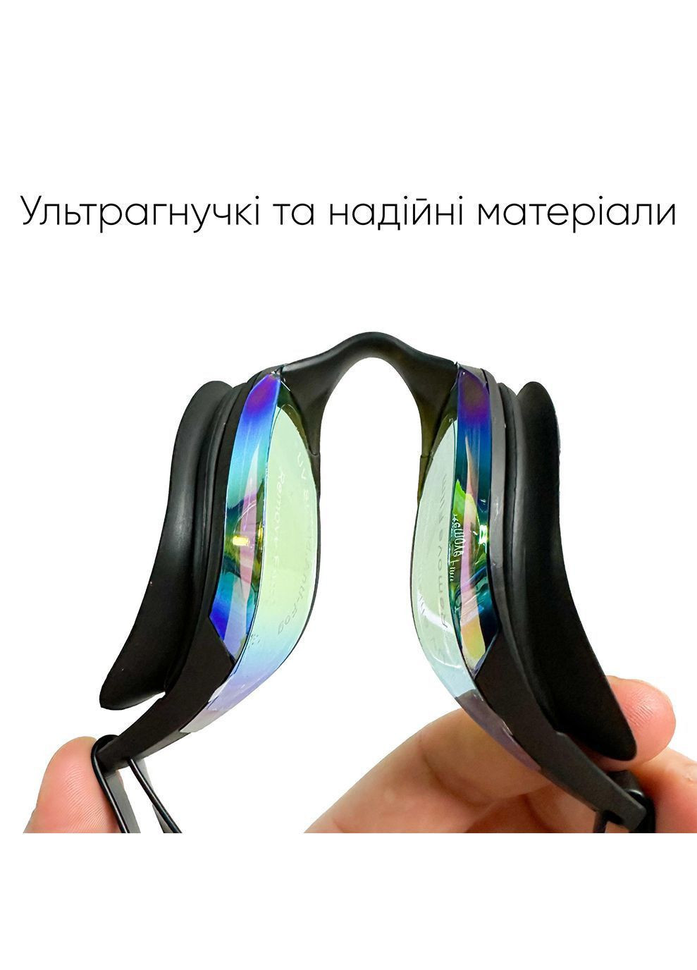 Окуляри для плавання Alat Pro Уні Anti-fog Чорний OSFM Renvo (333959889)