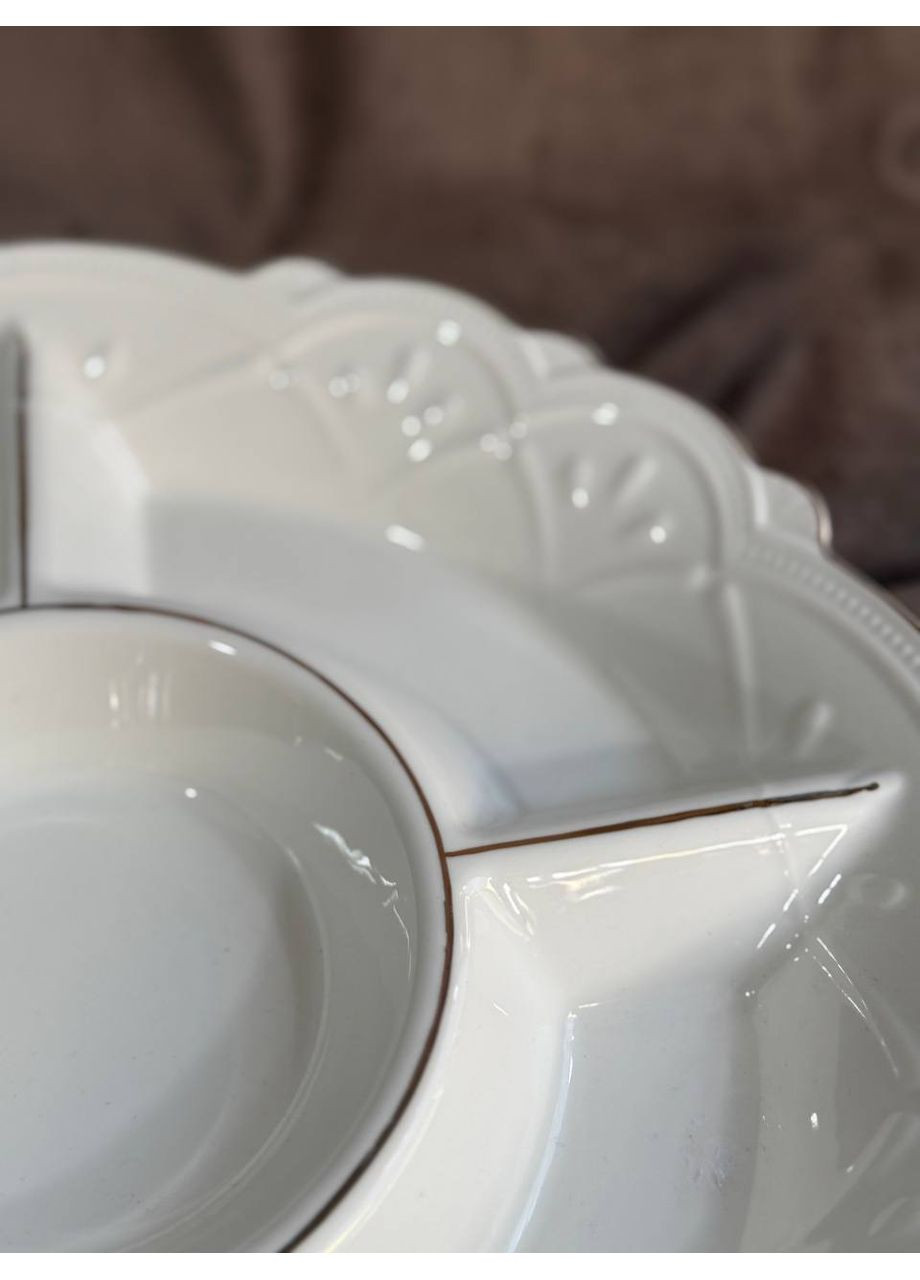 Менажниця HP-20-31 керамічна 5-ти секційна 32 см Білий Yiwu (361056282)