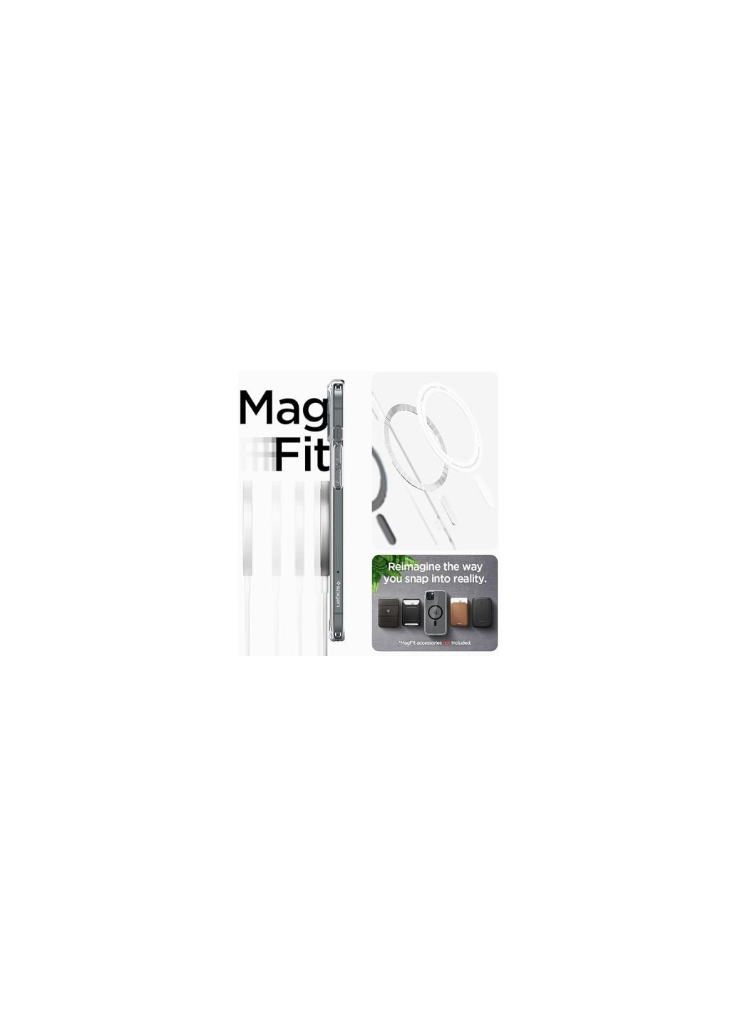 Чехол для мобильного телефона (ACS06803) Spigen Apple iPhone 15 Ultra Hybrid MagFit Black (275099447)