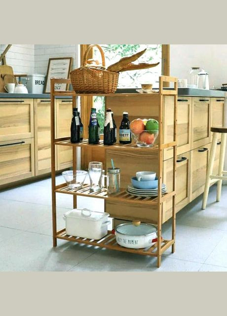 Стелаж кухонний з дерева Керален сієна (СТА-000205) No Brand (327868997)