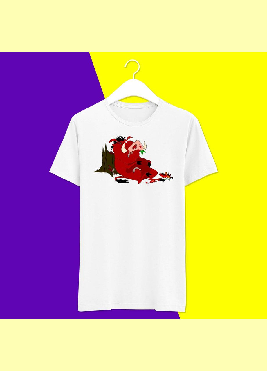 Футболка з принтом Король Лев (Lion King) "Пумба їсть" Кавун футболка (316346114)