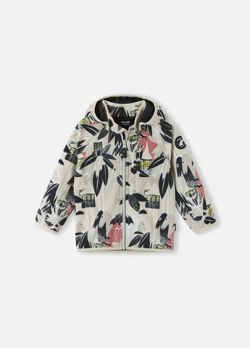 Бежева демісезонна куртка windfleece Reima Moomin Vindskydd