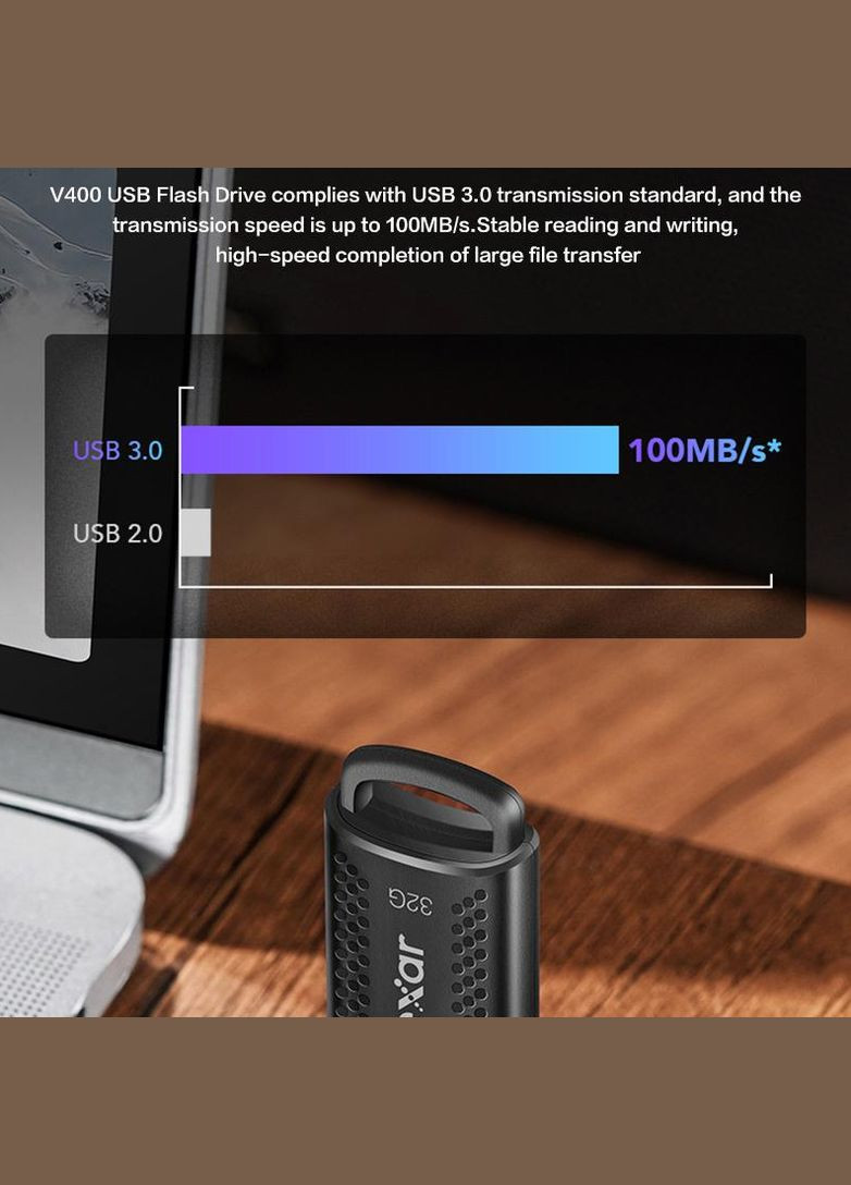 Флеш накопитель JumpDrive V400 32 ГБ USB 3.0 Lexar (300524089)