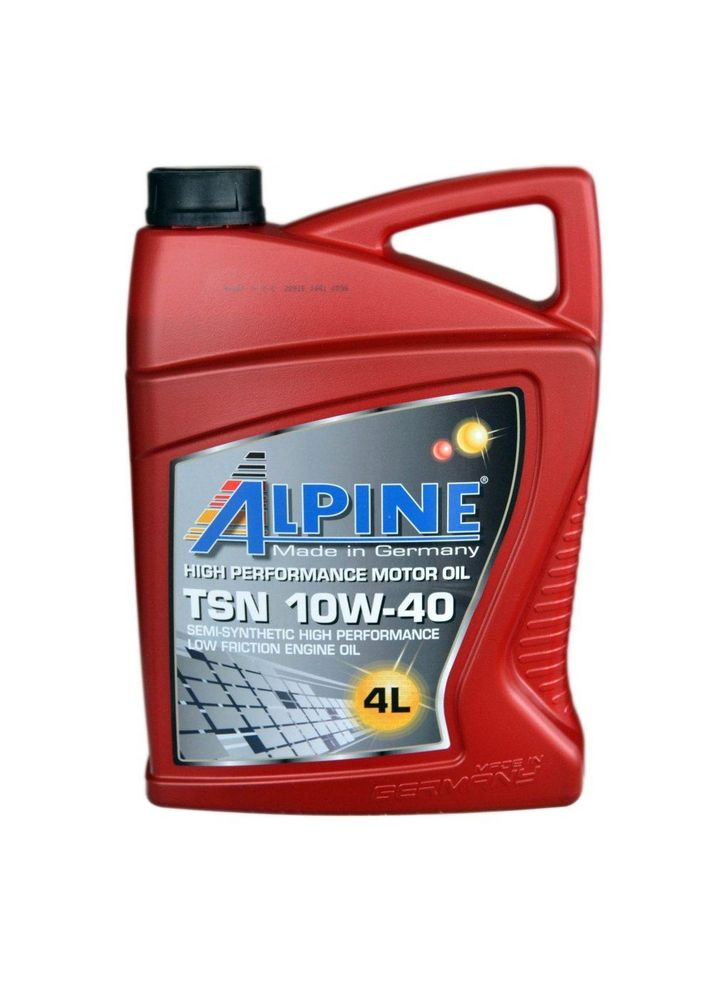 Автомобильное моторное масло TSN 10W-40 4л Alpine (352759384)