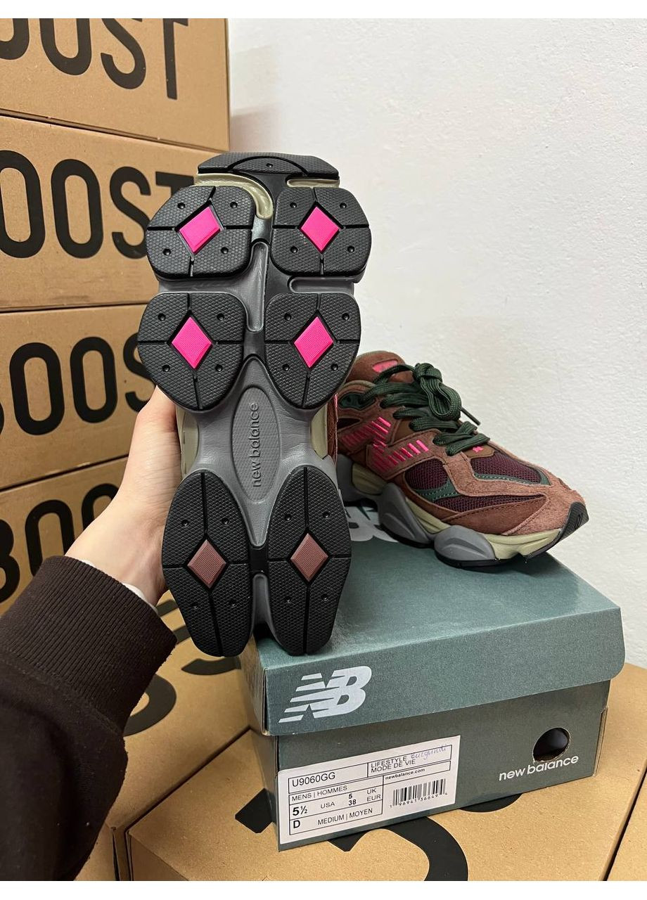 КРОСІВКИ ЖІНОЧІ NEW BALANCE 9060 BURGUNDY НЬЮ БЕЛАНС 9060 No Brand комбіновані демісезони (367171339)