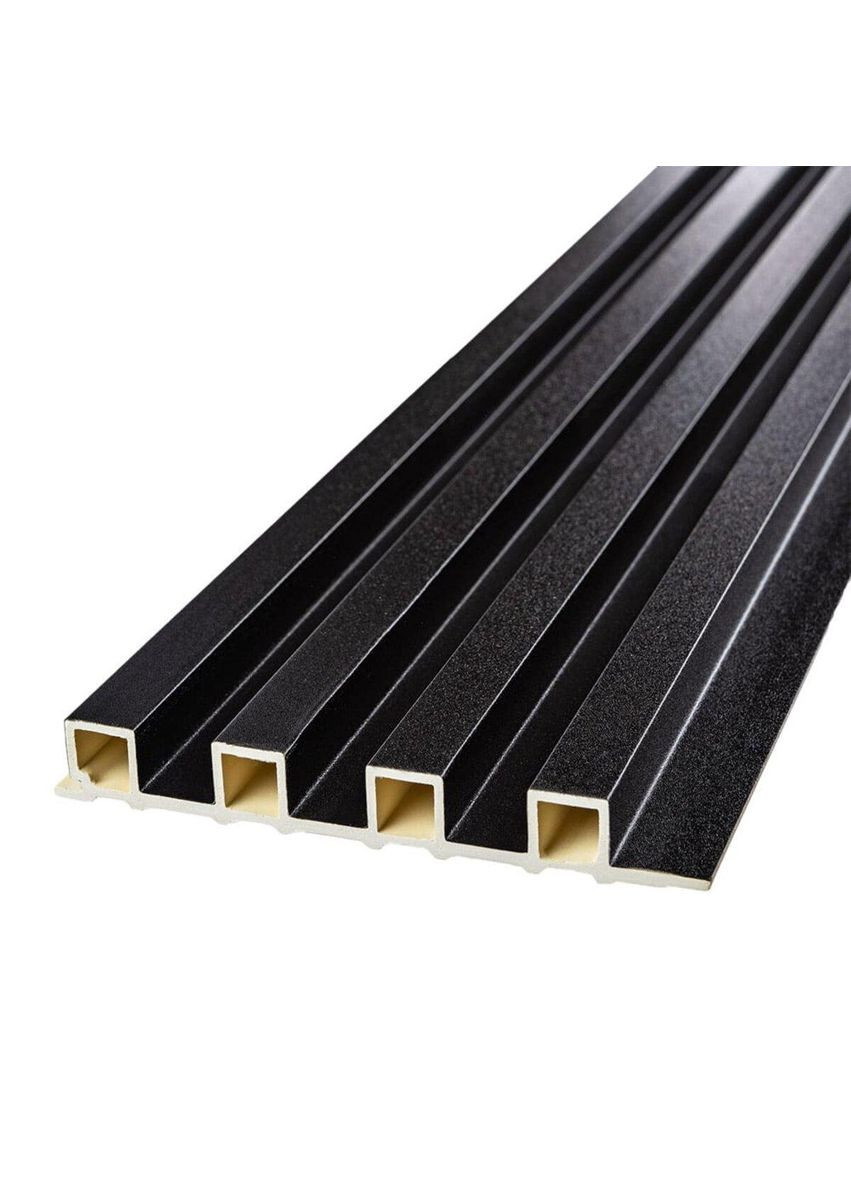 Рельс декоративный WPC стеновой 3000х160х23мм Антрацит SW-00001532 Sticker Wall (354662526)