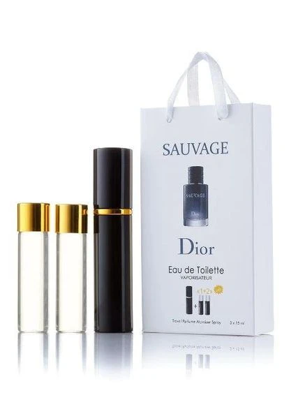 Парфум чоловічий Sauvage з феромонами 3х15 мл No Brand (391595718)