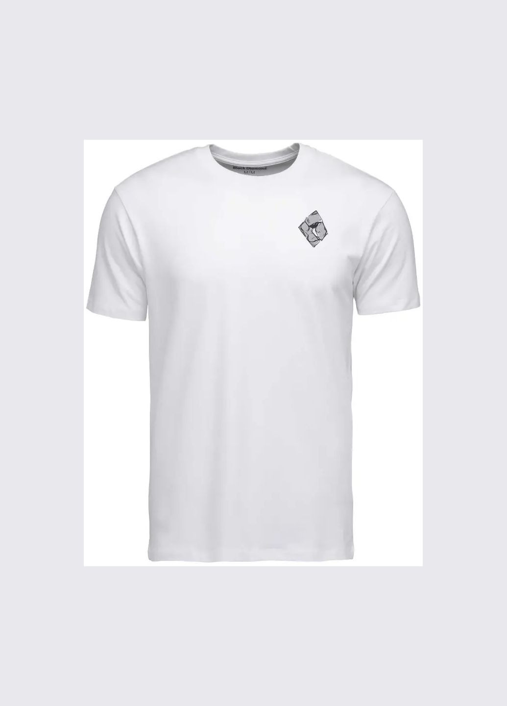 Белая футболка men's mono pocket tee white Black Diamond