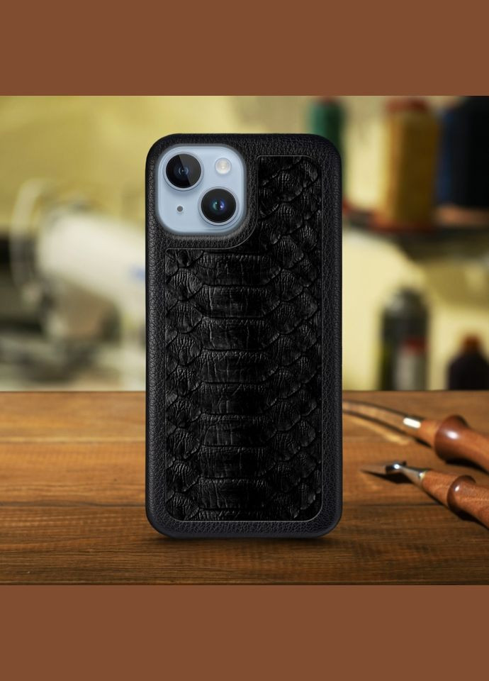 Кожаная накладка ExBacker Python Scales для Apple iPhone 14 (78261) Stenk (336212025)