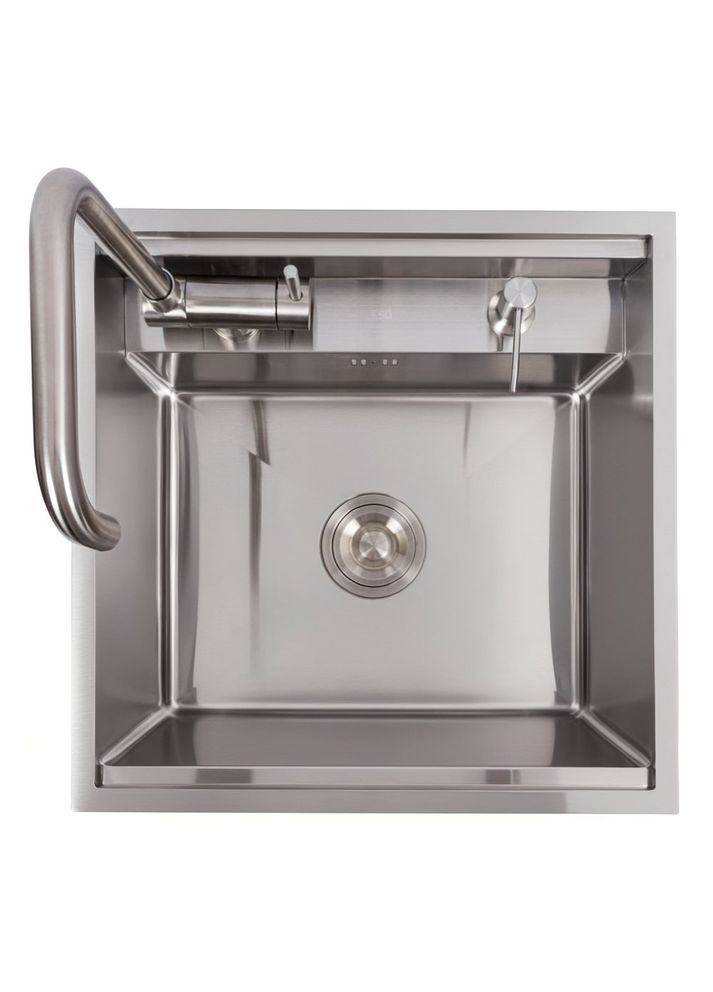 Кухонна мийка CM 50*50 прихована нержавійка Handmade (змішувач в комплекті) Valeso (353747057)