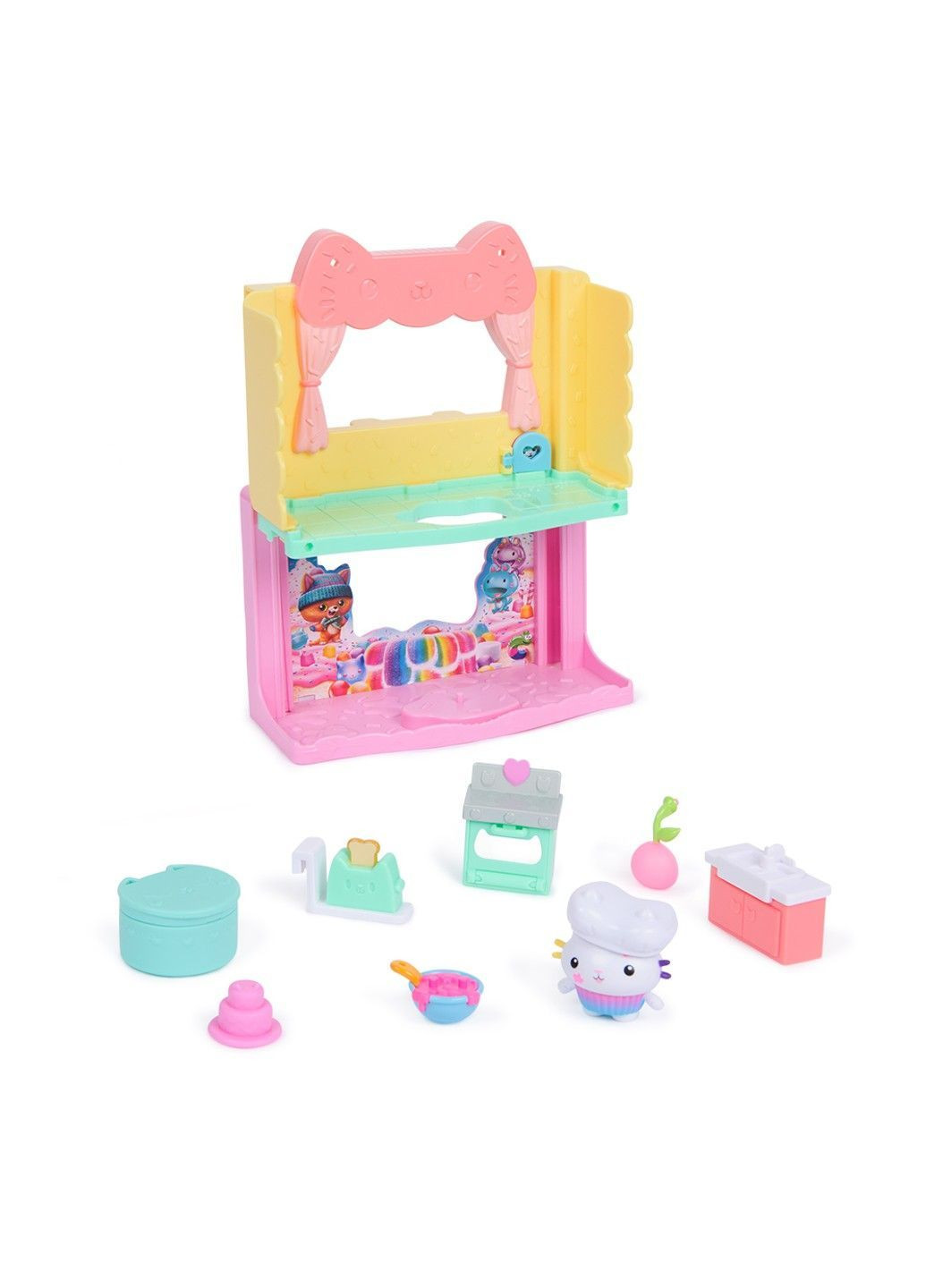 Кукольный домик Габби в кино: Балкончик-портал «Кухня Кексика» Gabby's Dollhouse (365876252)