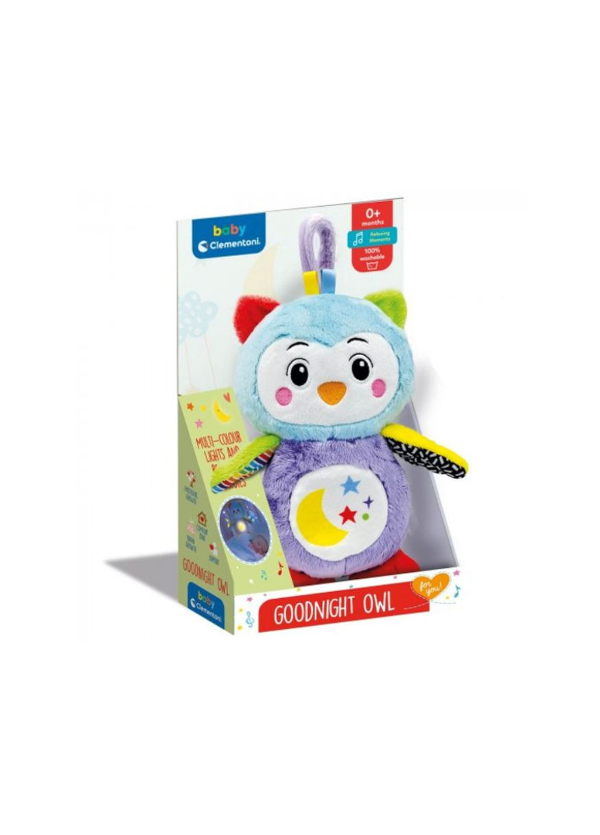 Мягкая игрушканочник Goodnight Owl Спокойной ночи Сова Clementoni (306557533)