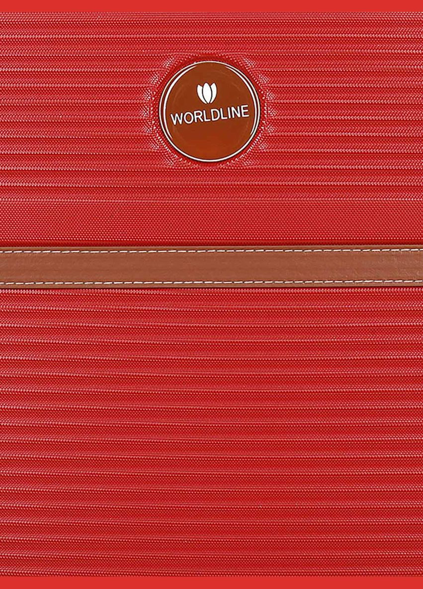 Валіза велика L ABS-пластик Worldline 629 76×52×30см 110л Червона AIRTEX (297644111)