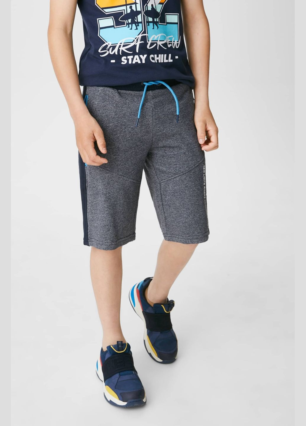 Літні шорти для хлопчика 10-11 років 146 розмір сірі 2120885 C&A (316275267)