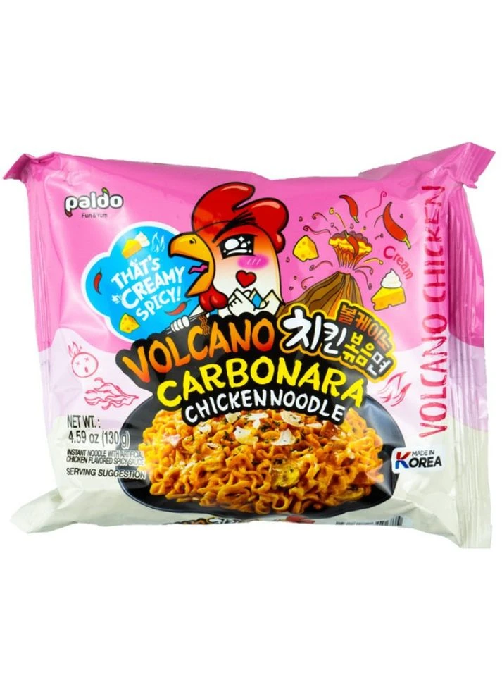 Локшина рамен Volcano Carbonara 130г Paldo (391100515)
