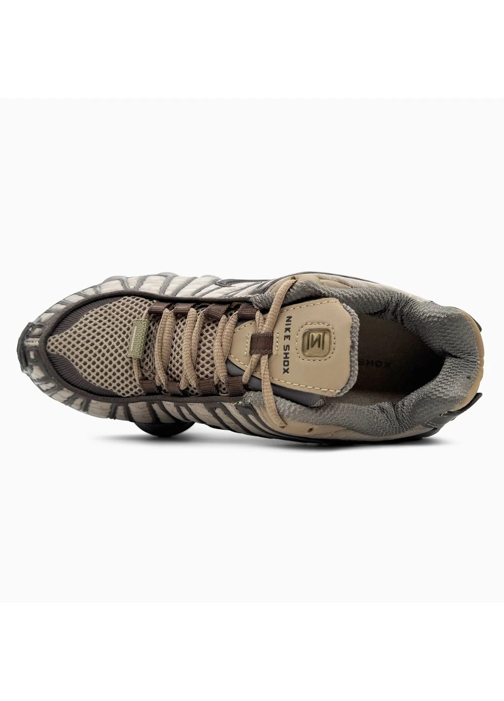 Кросівки жіночі та чоловічі Nike Air Max Shox TL Brown | Найк Еір Макс Шокс коричневі демісезони (373931734)