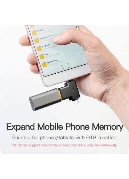 Адаптер USB - USB Type-C + micro USB V 3.0 (F/M) Чорний (CDIB0) Vention (395291686)