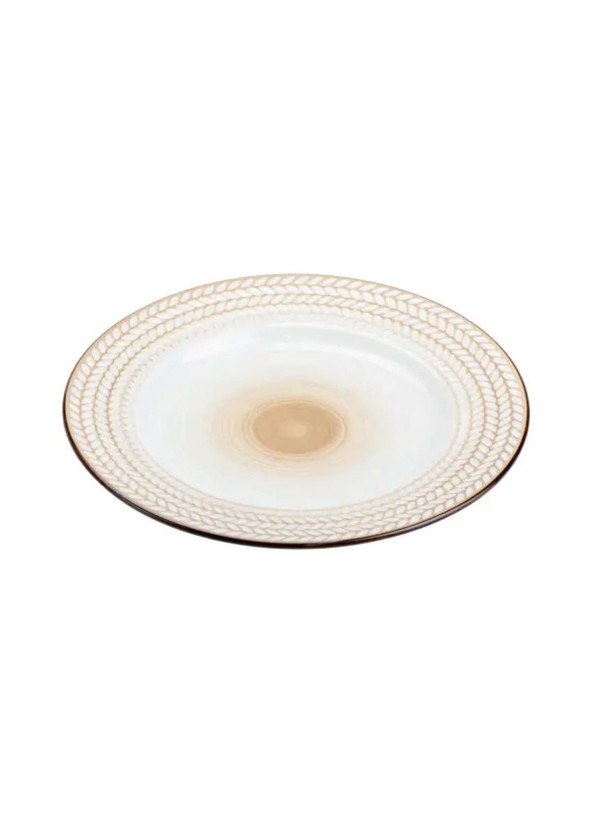 Тарелка десертная круглая 20.5 см плоская фарфоровая HP23390 TS Kitchen (371481494)