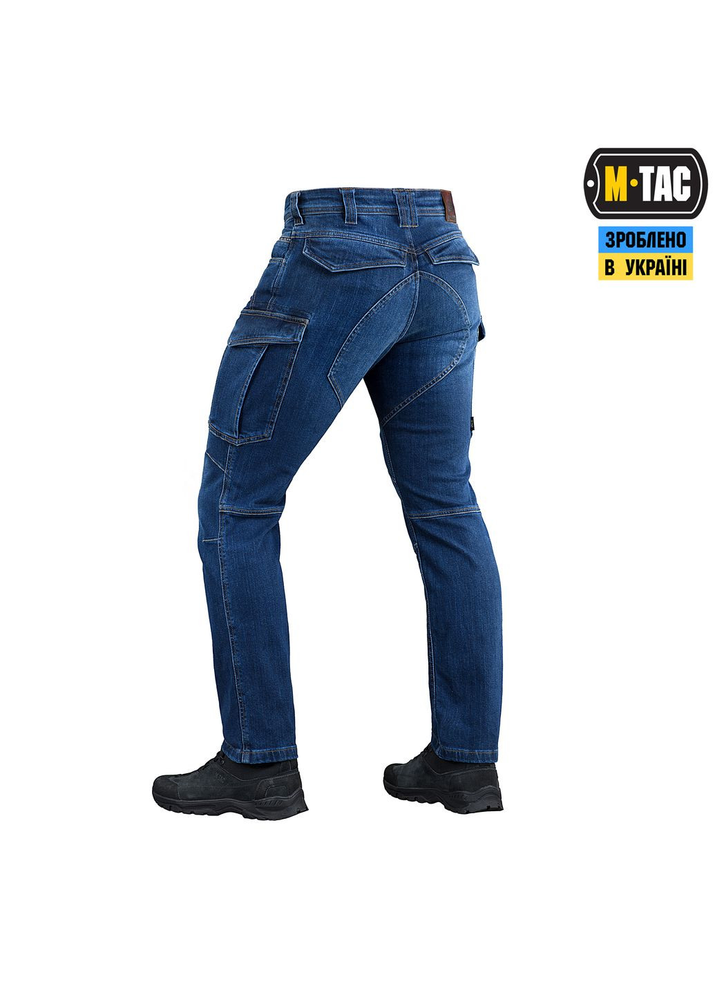 Комбинированные демисезонные джинсы aggressor dark denim (32/30) M-TAC