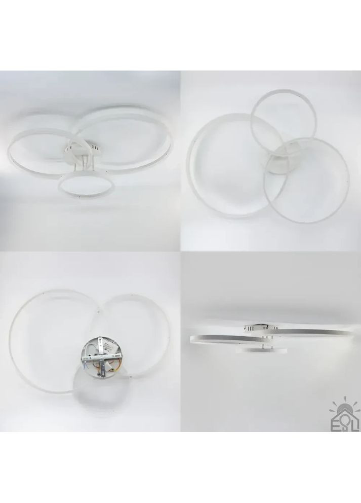 Смарт люстра управляемая светодиодная COCO 3R 105 Вт 762x675x150 мм Белая ESLLSE (369405473)