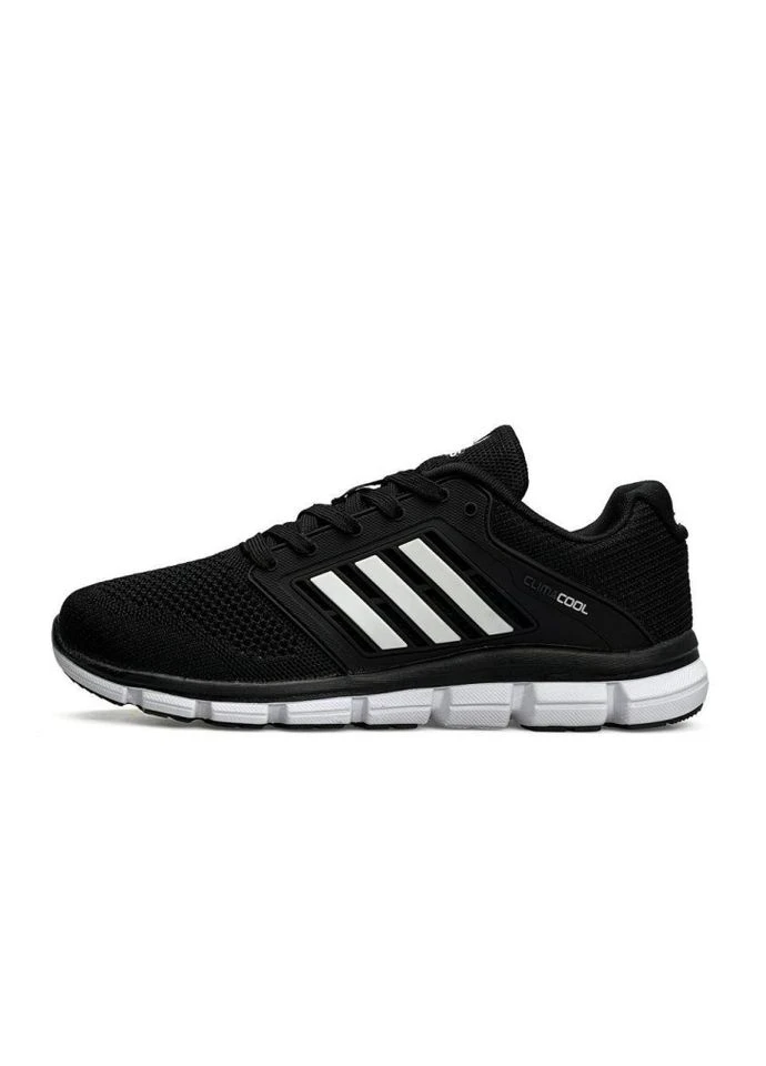 Черно-белые кроссовки black white (размер ) No Brand Climacool