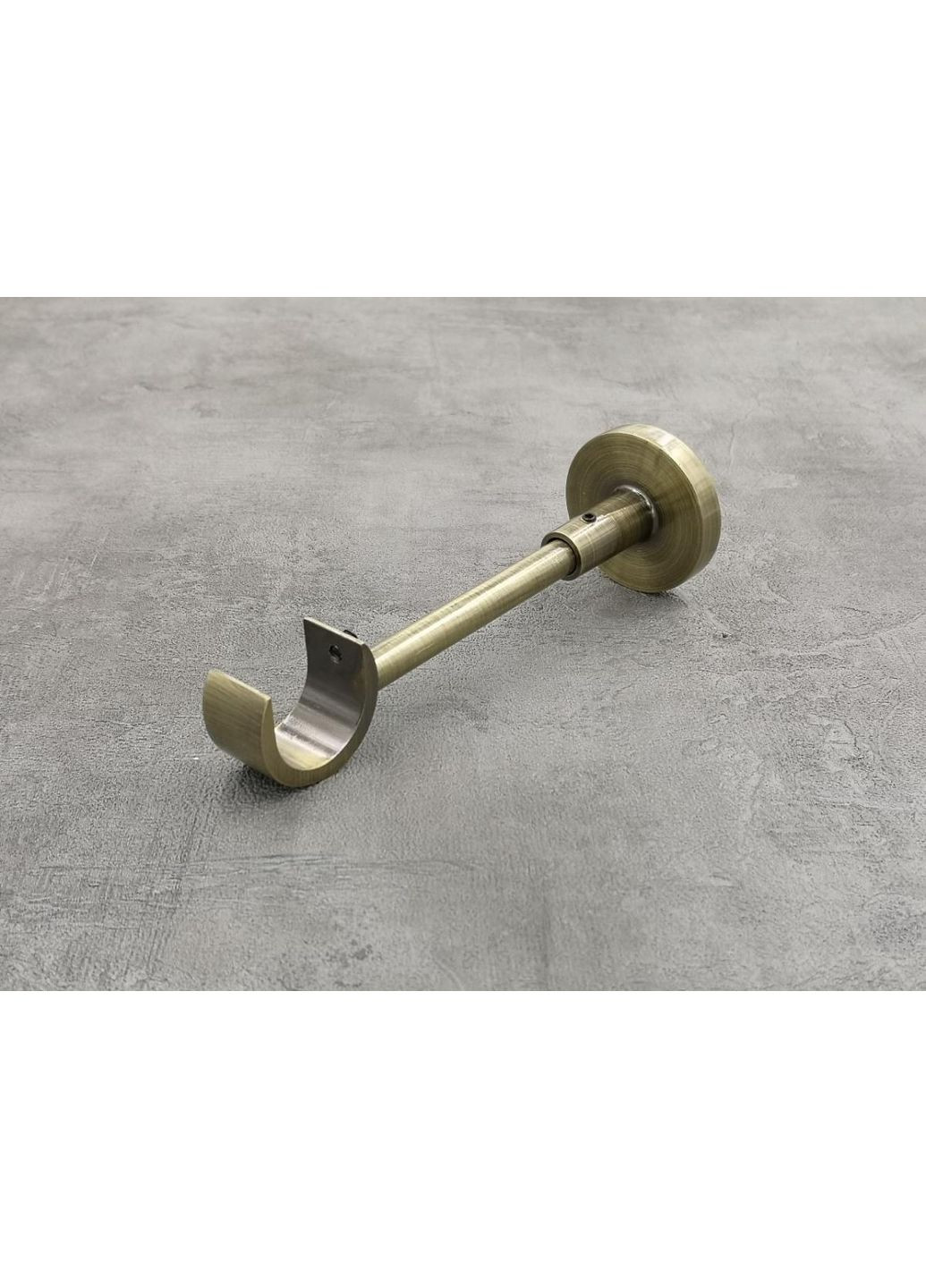 Карниз Люксор гладкая штанга одинарный модерн 25 мм 240 см Антик Quadrum (352781884)