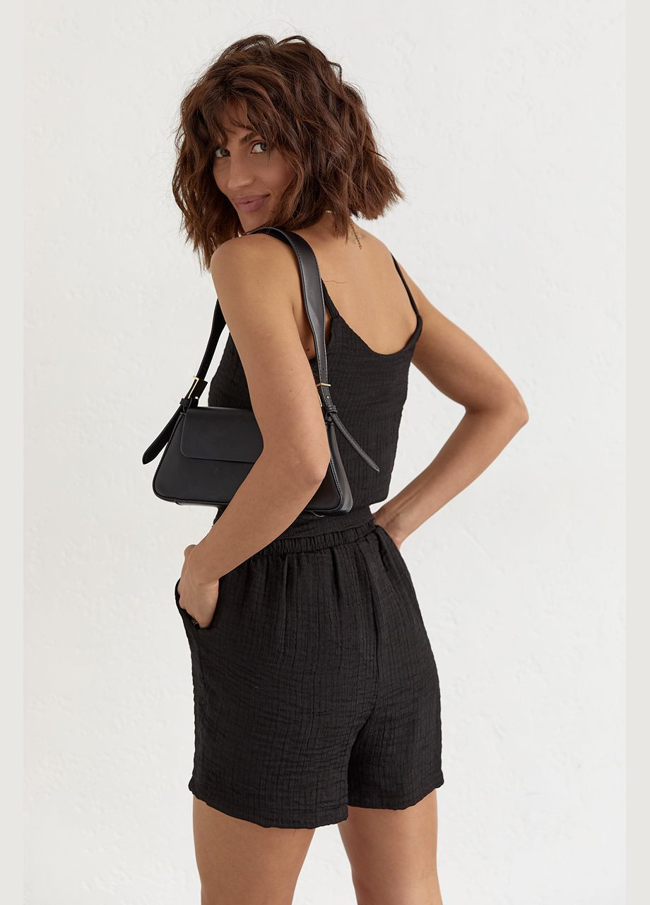 Жіночий костюм із шортами та топом на зав'язках Liton (296658536)