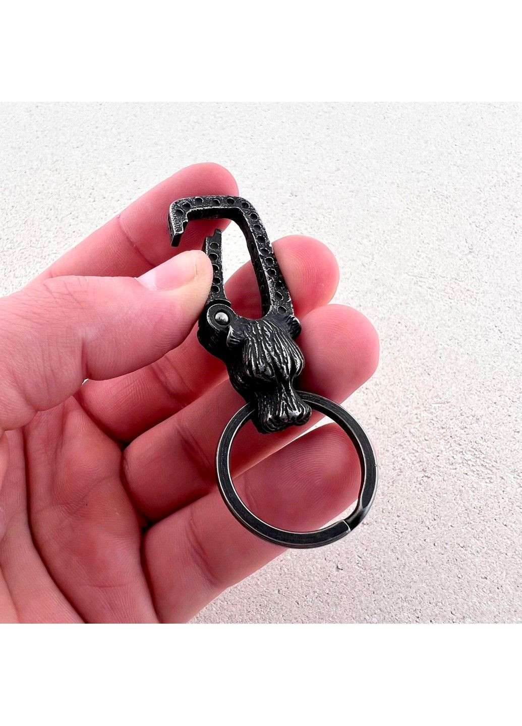 Готический брелок животное для ключей из нержавеющей медицинской стали KC-022 No Brand (299008396)