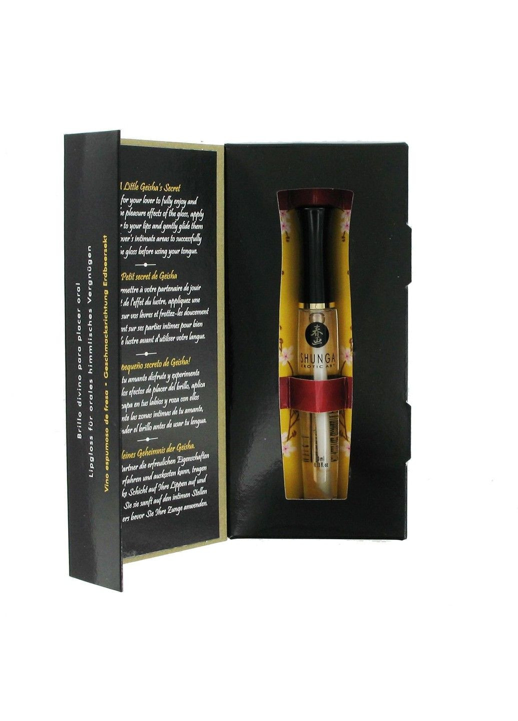 Стимулювальний блиск для губ Полуниця-Вино 10 мл Shunga (317256843)