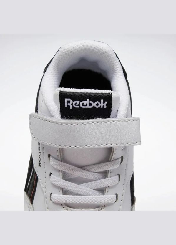 Білі всесезон кроссовки royal classic jogger 3 cloud white core black vector red mel Reebok