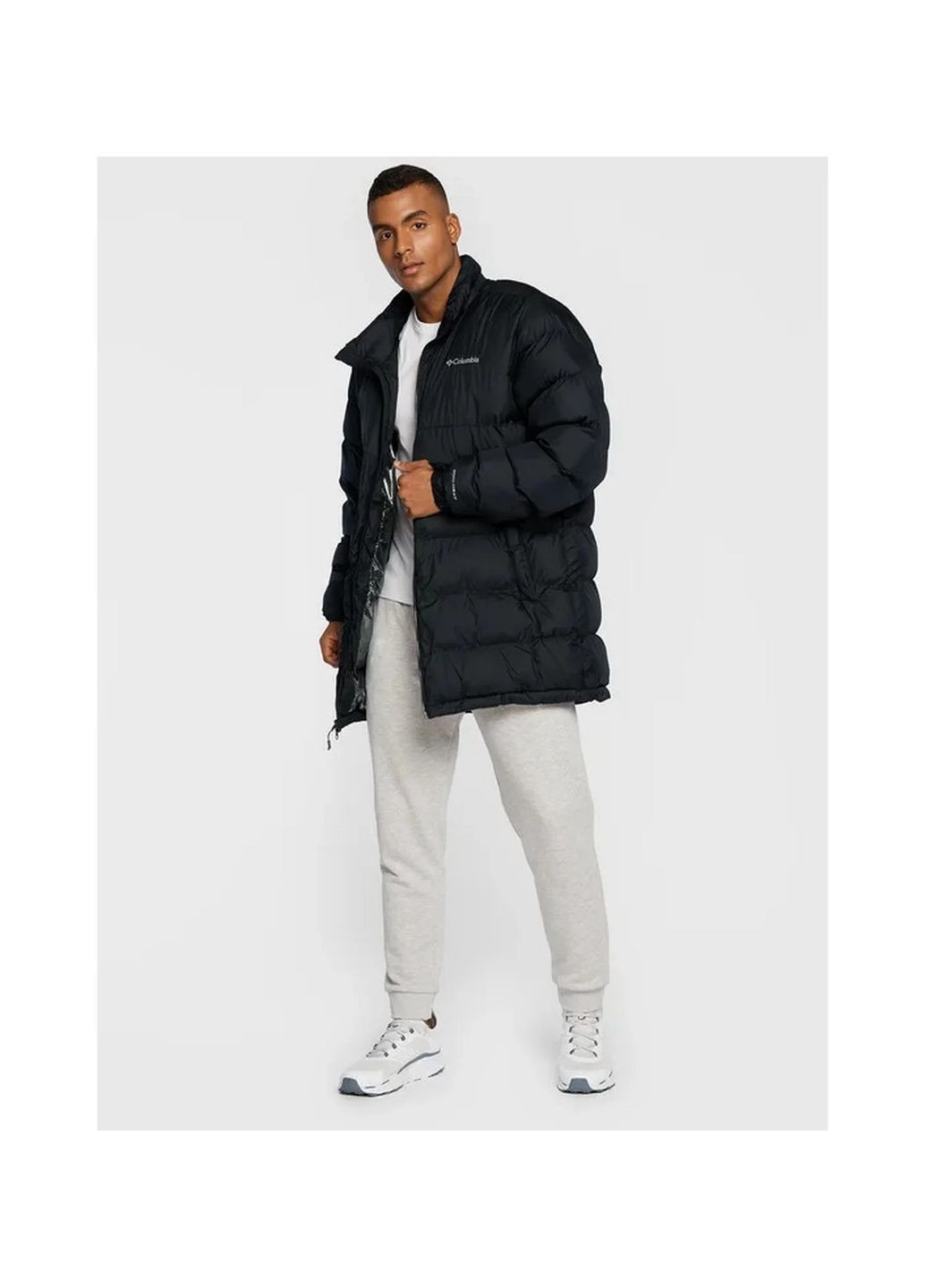 Чорна куртка чоловіча pike lake mid black 2008403-010 Columbia