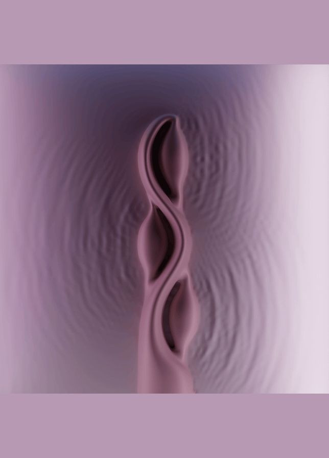 Імпульсний вібратор з ефектом пульсації UPKO UEROS для тривимірної стимуляції, рожевий No Brand (330617789)