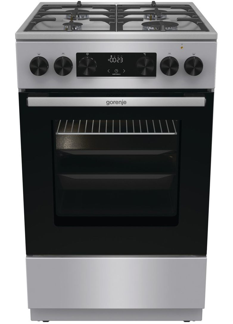 Электрическая плита комбинированная gks5c70hxf Gorenje