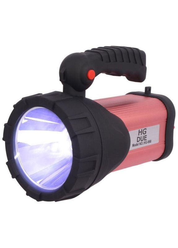 Ручной универсальный аккумуляторный фонарь-прожектор с боковой панеллю HG-990 V2 VTech (371772604)