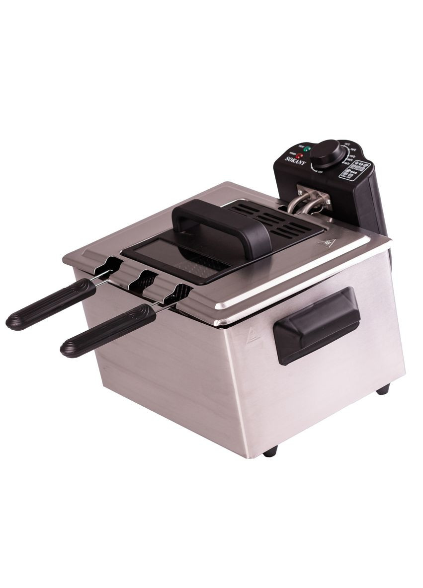 Фритюрниця Sokany WJ801 електрична на 5 літрів, професійна Jooki (360920836)