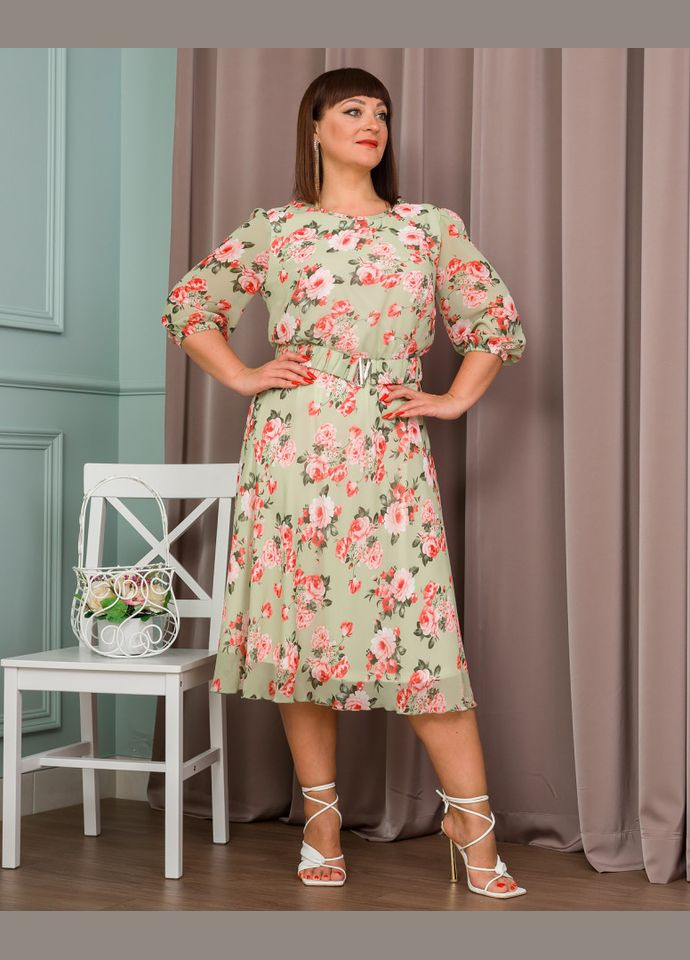 Зелена плаття 14516-3 Alenka Plus